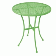 Lot de 2 tables bistro en acier - carrées et rondes - 3 coloris disponibles Lot de 2 tables bistro en acier - carrées et rondes - 3 coloris disponibles