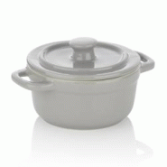 Mini cocotte Malin gris 10 cm - Rond Céramique Kela - gris céramique 4025457152900 Mini cocotte Malin gris 10 cm - Rond Céramique Kela - gris céramique 4025457152900
