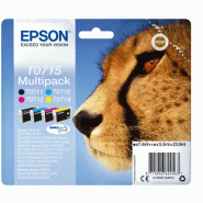 Multipack "Guépard" (T0715) - Encres DURABrite Ultra N, C, M, J