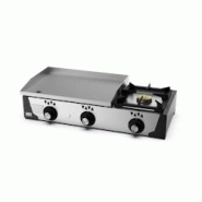 Plancha à gaz avec réchaud – plaque en acier rectifié 15 mm - 3667335118144 Plancha à gaz avec réchaud – plaque en acier rectifié 15 mm - 3667335118144