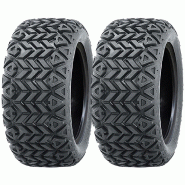 Pneus utilitaires pour quad 24x9,50-10, pour tondeuses à gazon et UTV, pneus à 4 plis – lot de 2