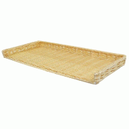 Présentoir linéaire polypro "Tableta" 62,5x29x4,5cm - par 2