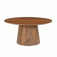 SIT Möbel Table basse | Plateau rond | Manguier naturel massif | L 80 x P 80 x H 38 cm - beige Bois massif 14881-01 SIT Möbel Table basse | Plateau rond | Manguier naturel massif | L 80 x P 80 x H 38 cm - beige Bois massif 14881-01