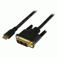 StarTech Cble Mini HDMI vers DVI de 2m - Cble DVI-D vers