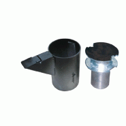 Système d'amovibilité - Compatible bornes fixes URBAN - 100% galvanisé anticorrosion Système d'amovibilité - Compatible bornes fixes URBAN - 100% galvanisé anticorrosion