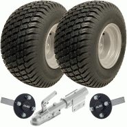 18x8.50-8 ATV Trailer Kit P332 Wheels ALKO Hub Stub Axles Swivel Hitch 750kgs 18x8.50-8 ATV Trailer Kit P332 Wheels ALKO Hub Stub Axles Swivel Hitch 750kgs