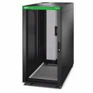 Baie EasyRack 600mm/24U/1000mm avec toit, panneau latéral, roulettes, noir_0