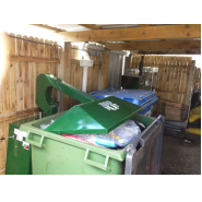 Compacteur d'occasion pour conteneur 660l à 1100l - HBC 660. Compacteur d'occasion pour conteneur 660l à 1100l - HBC 660.