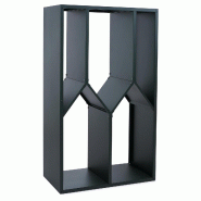 Décoshop26 - Abri à bois range-bûches extérieur design géométrique moderne 160 x 95 x 50 cm en métal galvanisé vert 04_0008889 - 3000267203210 Décoshop26 - Abri à bois range-bûches extérieur design géométrique moderne 160 x 95 x 50 cm en métal galvanisé vert 04_0008889 - 3000267203210