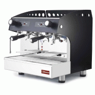 Diamond - Machine à café expresso 2 groupes, semi-automatique - NOIR - réf. COMPACT/2PB - gris AKS-COMPACT/2PB
