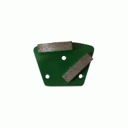 DIAMWOOD EXPERT EN EQUIPEMENT Segment de ponçage diamanté Gr 40 à 3 trous avec connexion M6 - béton frais, chape, matériaux abrasifs - Diamwood -