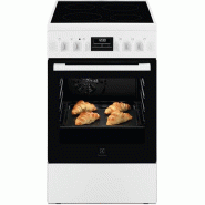 ELECTROLUX Cuisinière Vitrocéramique 57l 4 Feux Blanc LKR524292W - blanc 7333394140360_0