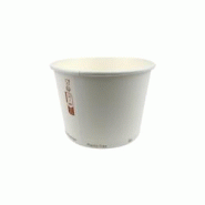 FHC - 500Pcs - Pot à soupe carton blanc Ø 11,5cm H80mm 470ml - multicolore en carton FHC210SOW16 FHC - 500Pcs - Pot à soupe carton blanc Ø 11,5cm H80mm 470ml - multicolore en carton FHC210SOW16