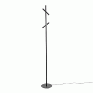 Gea Luce Lampadaire GPIN40 - Lampadaire 10,8W 2 Spots LED Orientables en Aluminium Noir Mat 3000K - Gealuce - GPIN40 Gea Luce Lampadaire GPIN40 - Lampadaire 10,8W 2 Spots LED Orientables en Aluminium Noir Mat 3000K - Gealuce - GPIN40