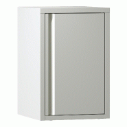 Helloshop26 - Armoire étagère 50 x 33 x 35 cm meuble de rangement murale acier blanc 03_0008887 - blanc métal 3000224396276