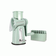 Menastyl - Mandoline rotative en polypropylène celadon et acier inoxydable - 3256391050484
