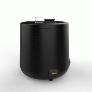 METRO PROFESSIONAL Marmite à soupe GSK1025, acier inoxydable 18/10, Ø 34.5 cm, 9 L, hauteur : 32.5 cm - noir Acier inoxydable 18/10 4067373651013