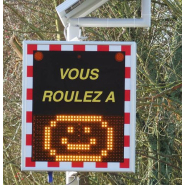 Panneau indicateur de vitesse de véhicule avec radars pédagogiques - Série AFFRAD & AFFRADBC_1