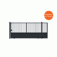 Portail coulissant à soubassement - 10000 / 1250_0