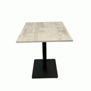 Table complète 70x70 cm Blanc Antique avec pied de table noir / GOLDINOX - noir Bois manufacturé 3701770821815 Table complète 70x70 cm Blanc Antique avec pied de table noir / GOLDINOX - noir Bois manufacturé 3701770821815