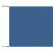 VidaXL Auvent vertical Bleu 60x1000 cm Tissu oxford Modèle Soleil Omicron - 148449