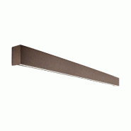 Applique murale LED série 8278 en aluminium, couleur brun métallisé, 20 W, 3000 K, design moderne et fin pour un éclairage intérieur raffiné - P