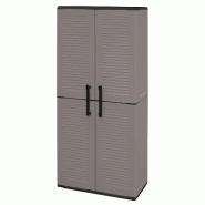 ArtPlast - Armoire haute 68 x 37 x 163 cm gris foncé - Collection EASY - gris plastique polypropylène ZA1462 ArtPlast - Armoire haute 68 x 37 x 163 cm gris foncé - Collection EASY - gris plastique polypropylène ZA1462