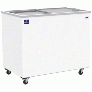 Congélateur bahut blanc vitré coulissant avec capacité 258 l tempér... - PBCZ0009/S