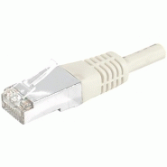 Cordon rj45 catégorie 6 s/ftp gris - 0,5 m 856828