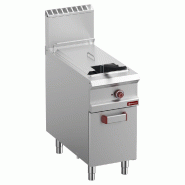 Diamond - Friteuse gaz 1 cuve "Y" 21 lit. (21 kW) sur meuble fermé - réf. G9/F21A4-NY - inox AKS-G9/F21A4-NY