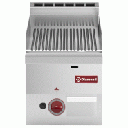 Diamond - Plaque de cuisson gaz, surface nervurée -Top- - réf. G60/PR3T-N - AKS-G60/PR3T-N