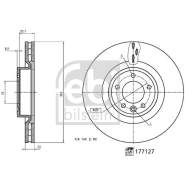 Disque de frein ventilé intérieur FEBI BILSTEIN 177127 - boîte de 1 disque - pour frein avant Disque de frein ventilé intérieur FEBI BILSTEIN 177127 - boîte de 1 disque - pour frein avant