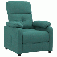 Fauteuil inclinable Vert foncé Tissu Modèle Gervelis - 348281
