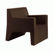 Fauteuil lounge in & out JUT - marron