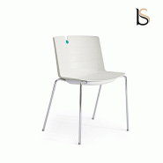 Lot de 2 chaises design Mork - Mobel Linea. - Ivoire_0
