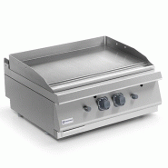 Mastro Plaque grillades gaz de table, plaque lisse 800x730x300 mm - VIRTUS - inox MS78FTGT