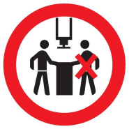 Panneaux rigides ronds 420 mm interdictions obligations - PNRPSC-TL05/IPUP_0