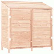 Remise de jardin 102x52x112 cm Bois de sapin solide Modèle Vega Logic Plus - 152182