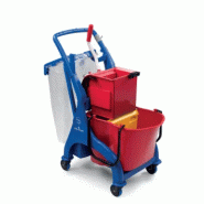 VEGA 304 Chariot en polypropylène 28 lt avec timon central en «U»