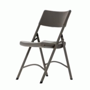 ZOWN Ensemble de 4 Chaises Pliantes pour Événements Bradchair en Polypropylène - gris 08012079 ZOWN Ensemble de 4 Chaises Pliantes pour Événements Bradchair en Polypropylène - gris 08012079