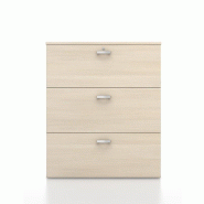 Armoire basse pour dossiers suspendus - Mobel Linea - 100, Gris anthracite, Blanc pastel_0