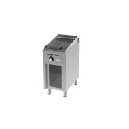 Barbecue à gaz professionnel sur placard ouvert 400x750x945 mm avec grille en v - B7504E Barbecue à gaz professionnel sur placard ouvert 400x750x945 mm avec grille en v - B7504E