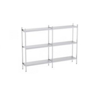 Distform Rayonnage en Acier Inoxydable Linéaires 3090 à 3920 mm 3 Niv P400 Acier inoxydable 3090x400x400x1800mm - 641094530785 Distform Rayonnage en Acier Inoxydable Linéaires 3090 à 3920 mm 3 Niv P400 Acier inoxydable 3090x400x400x1800mm - 641094530785