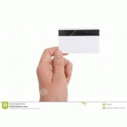 Carte double technologie EM4102/4200 avec piste magnétique haute densité Hi-Co