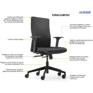 Fauteuil ergonomique strike-comfort