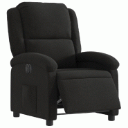 Fauteuil inclinable électrique Noir Tissu Modèle Quervoria - 8721012166301