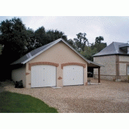 Garage en béton enduit - abridis