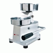 GOLDINOX Machine à hamburger professionnelle 100mm - gris inox 3701770825554