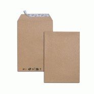 GPV Boîte de 500 pochettes Everyday kraft brun 176x250/B5, 85 g/m², adhésives avec bande - 3250650035656