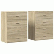 Helloshop26 - Buffet bahut commode armoire meuble de rangement organisateur cuisine salle de séjour salons lot de 2 sonoma 60 x 39 x 02_0036822 - 300 Helloshop26 - Buffet bahut commode armoire meuble de rangement organisateur cuisine salle de séjour salons lot de 2 sonoma 60 x 39 x 02_0036822 - 300